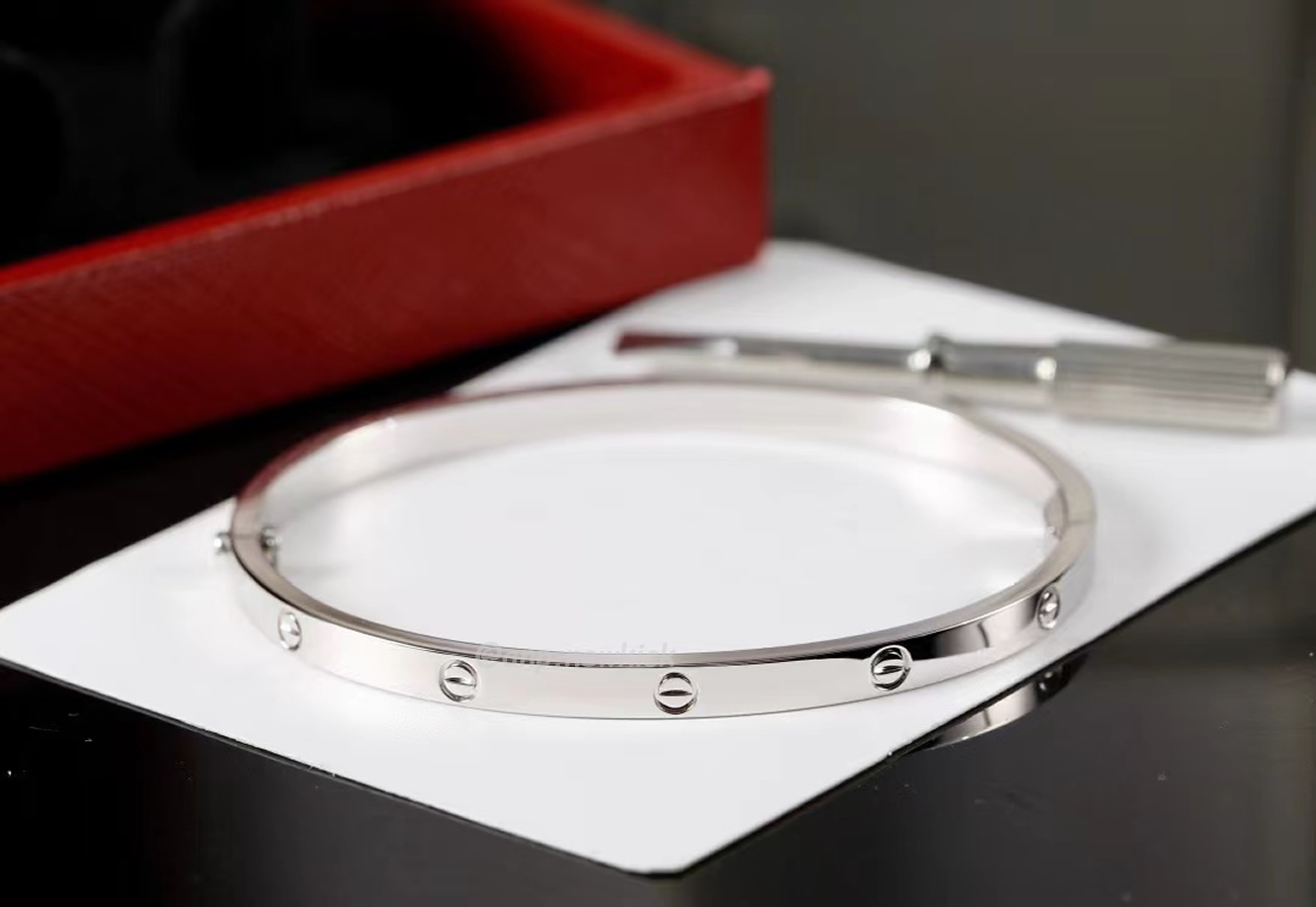 Cartier 18k Love Bracelets Gold Silver Rosegold (6) - newkick.vip